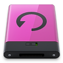 Pink Backup B Icon 128x128 png